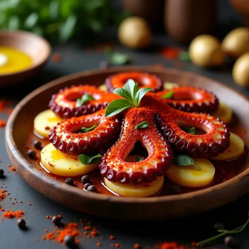 Pulpo a la Gallega con Patatas Cocidas: Receta Típica de Feria y Fácil