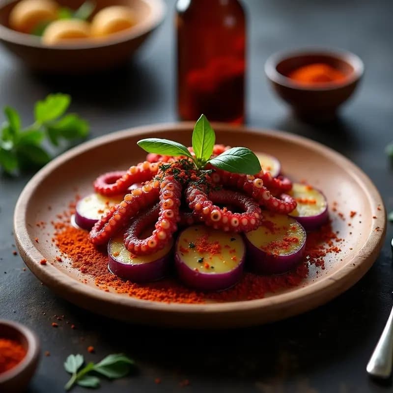 Pulpo a la Gallega con Pimentón de la Vera: Receta Española en Airfryer y Alta en Yodo