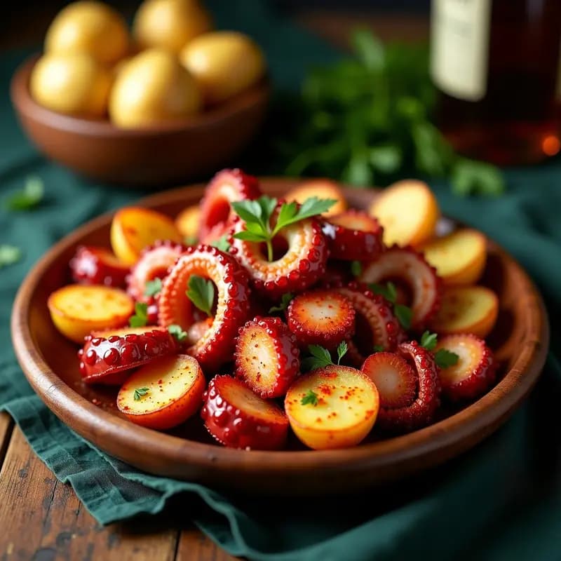 Pulpo a la Gallega con Pimentón y Patata: Receta Tradicional para Amantes del Marisco