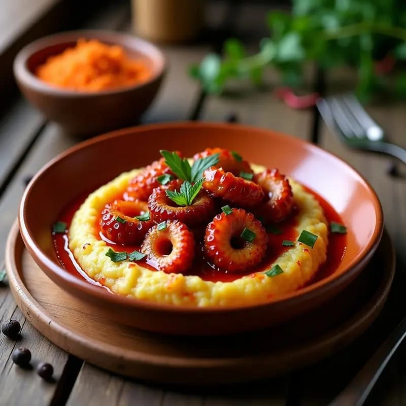 Pulpo a la Gallega con Pimentón y Patata: Receta Española en Olla GM y Baja en Calorías