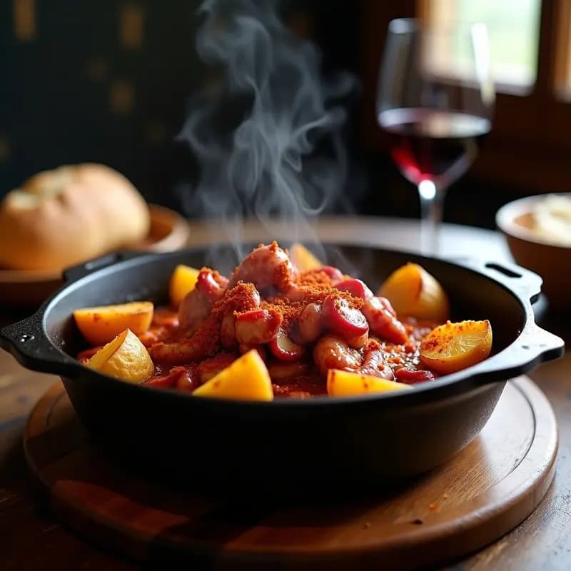 Pulpo a la Gallega con Pimentón de la Vera: Receta Española de Fuego Lento y Tradición