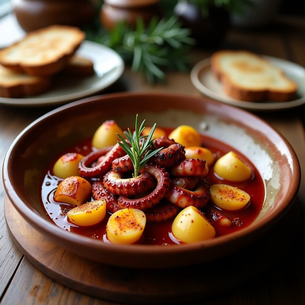 Pulpo a la Gallega con Pimentón de la Vera y Patata Panadera: Receta en Olla Express