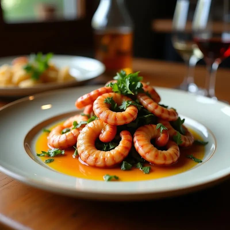 Pulpo a la Parrilla con Chimichurri de Cítricos: Receta Española Gourmet en Airfryer
