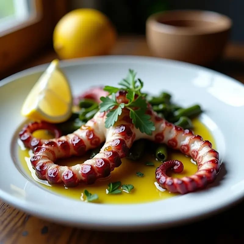 Pulpo a la Plancha con Pimentón de Padrón y Aceite de Oliva: Receta Gallega Keto