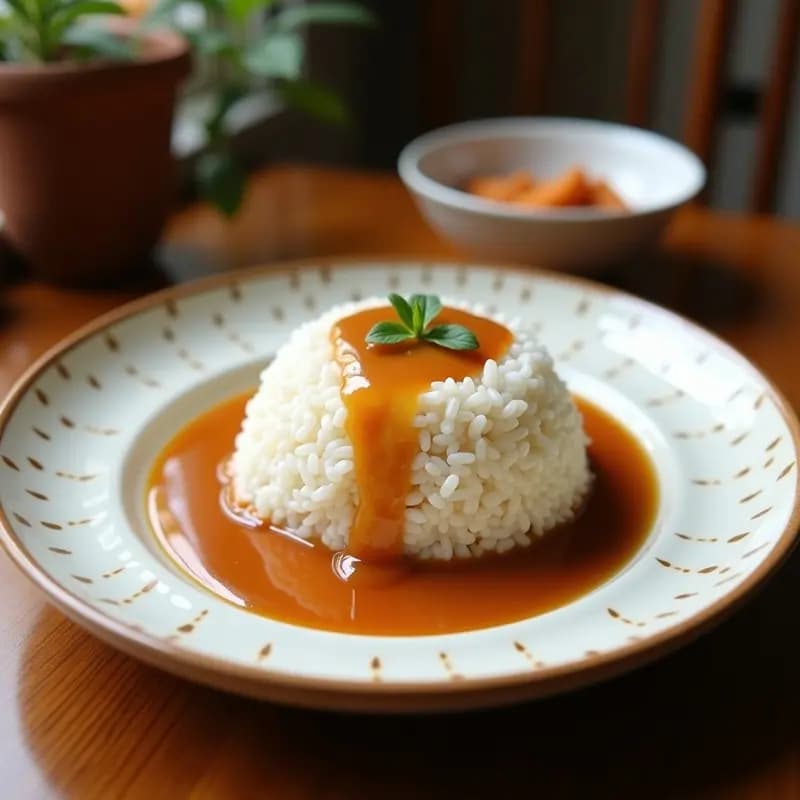 Pulut Panggang de Arroz Glutinoso y Coco: Postre Malasio al Vapor con Salsa de Caramelo