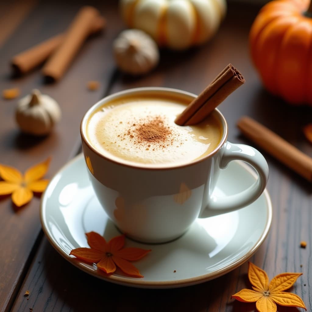 Pumpkin Spice Latte con Leche de Almendras: Bebida Otoñal Vegana en 5 Minutos
