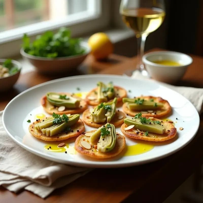 Pünt de Coques Catalanas con Alcachofas: Aperitivo Español de Primavera en 15 Minutos
