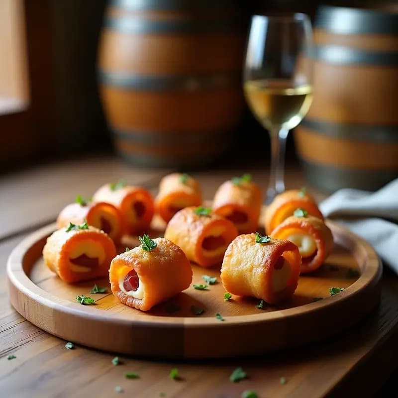 Pupiñaki de Queso y Jamón: Aperitivo Vasco en 15 Minutos