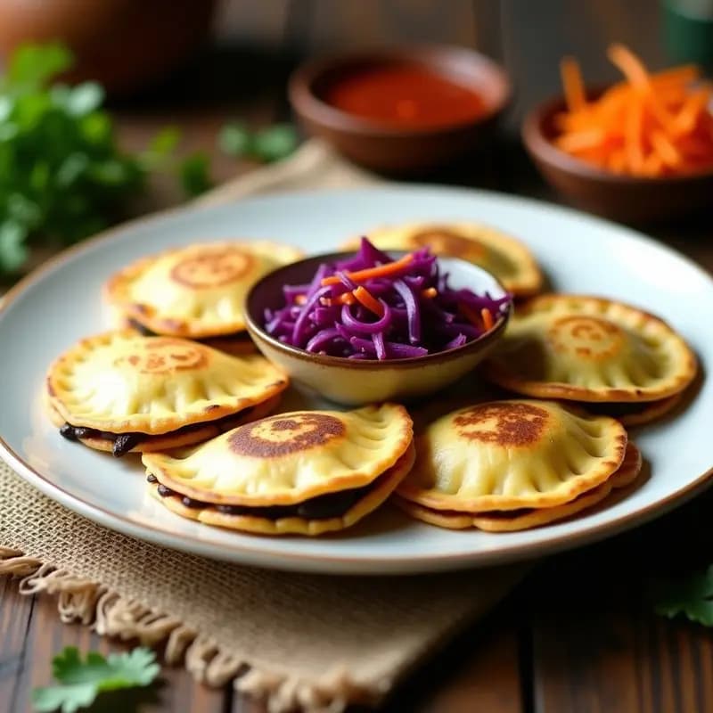 Pupusas de Frijol Negro y Queso Fresco: Receta Salvadoreña Tradicional y Alta en Fibra