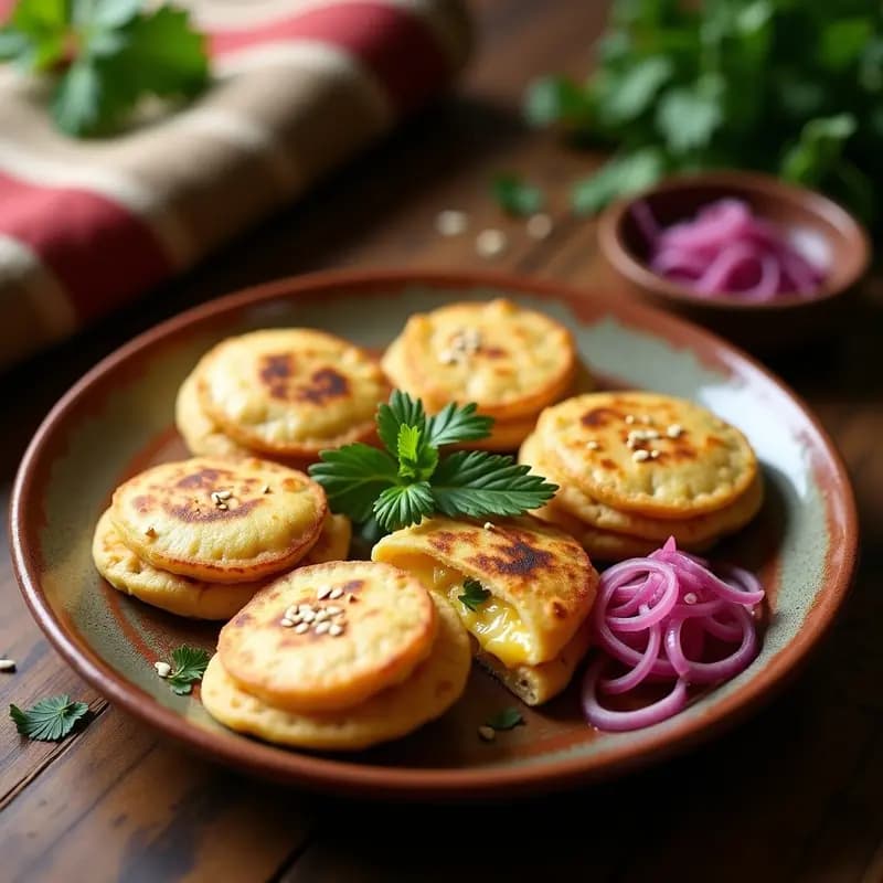 Pupusas de Harina de Sorgo y Queso Vegano: Receta Salvadoreña Sin Gluten y Sin Lactosa