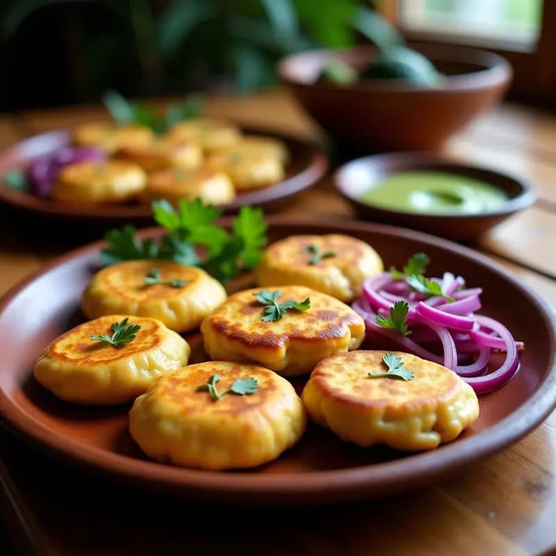 Pupusas de Queso y Flor de Calabaza: Receta Salvadoreña sin Gluten y Vegetariana