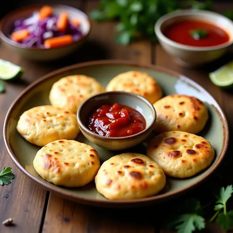 Pupusas de Quinoa y Queso de Anacardo: Receta Salvadoreña Vegana y Sin Gluten