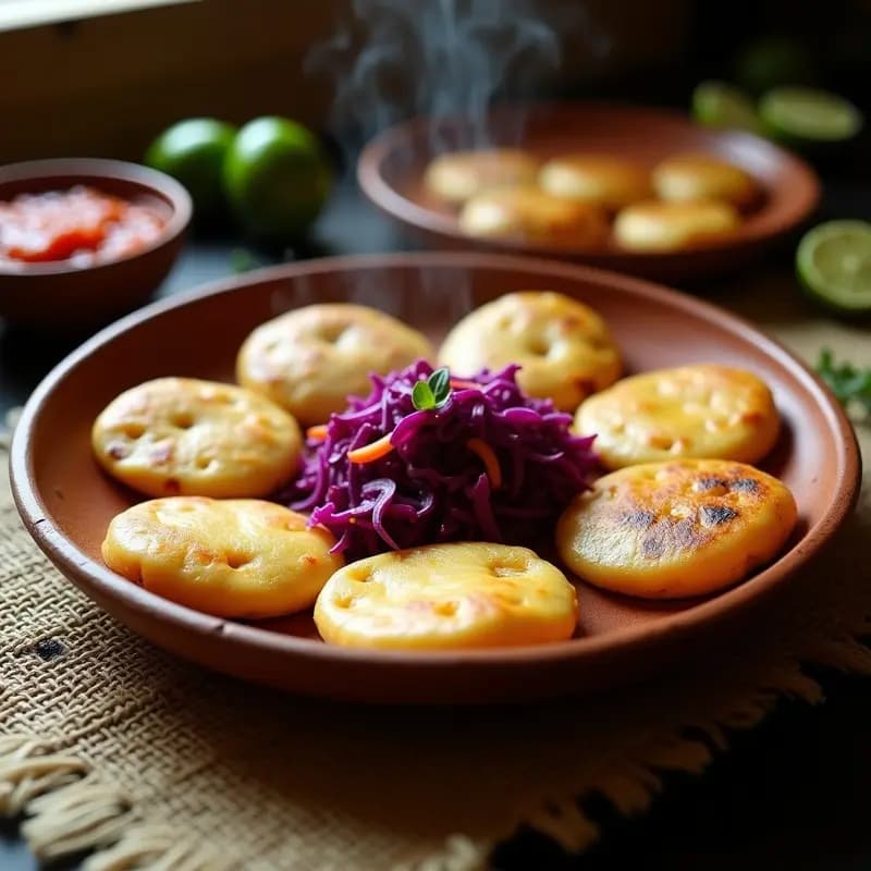 Pupusas Salvadoreñas de Queso y Chicharrón: Receta Tradicional en 30 Minutos