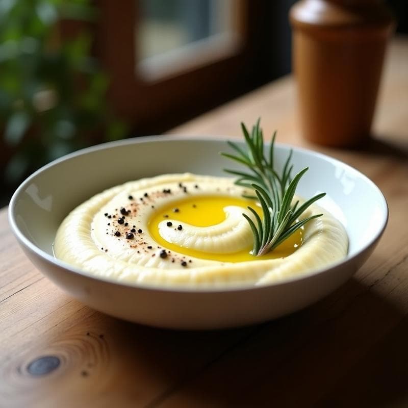 Puré de Apio Nabo con Ajo Negro y Romero: Receta Keto y Sin Lactosa en Thermomix
