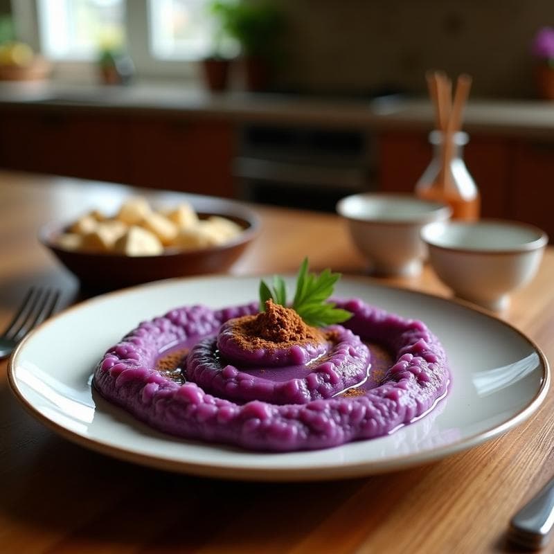 Puré de Boniato Morado con Leche de Coco y Canela: Receta en Olla Express Antiinflamatoria
