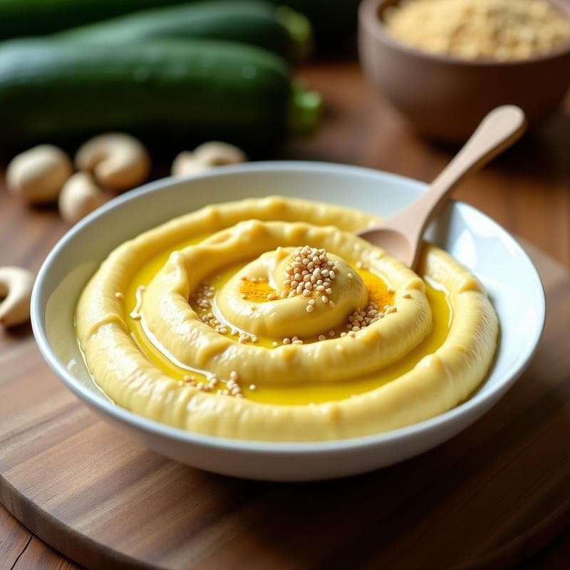 Puré de Calabacín y Anacardos: Receta Vegana Alta en Proteínas en Thermomix