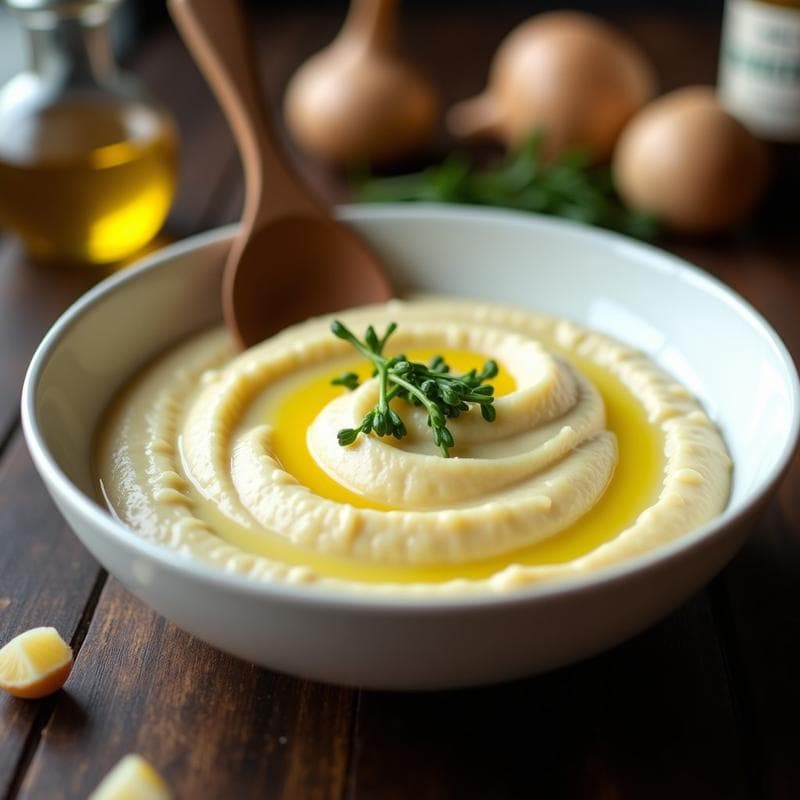 Purée de Chirivía y Apio Nabo con Aceite de Oliva Virgen: Receta Paleo en Thermomix