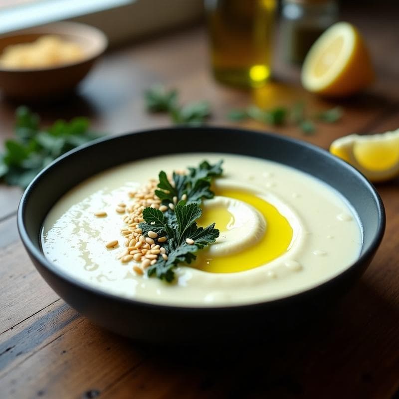 Puré de Coliflor con Aceite de Oliva Virgen y Algas Nori: Receta Keto y Sin Lácteos en Olla Expres