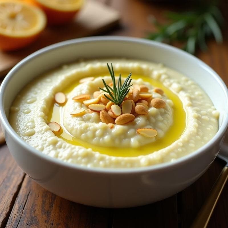 Puré de Coliflor con Ajo Asado y Queso Pecorino: Receta en Thermomix Sin Lácteos