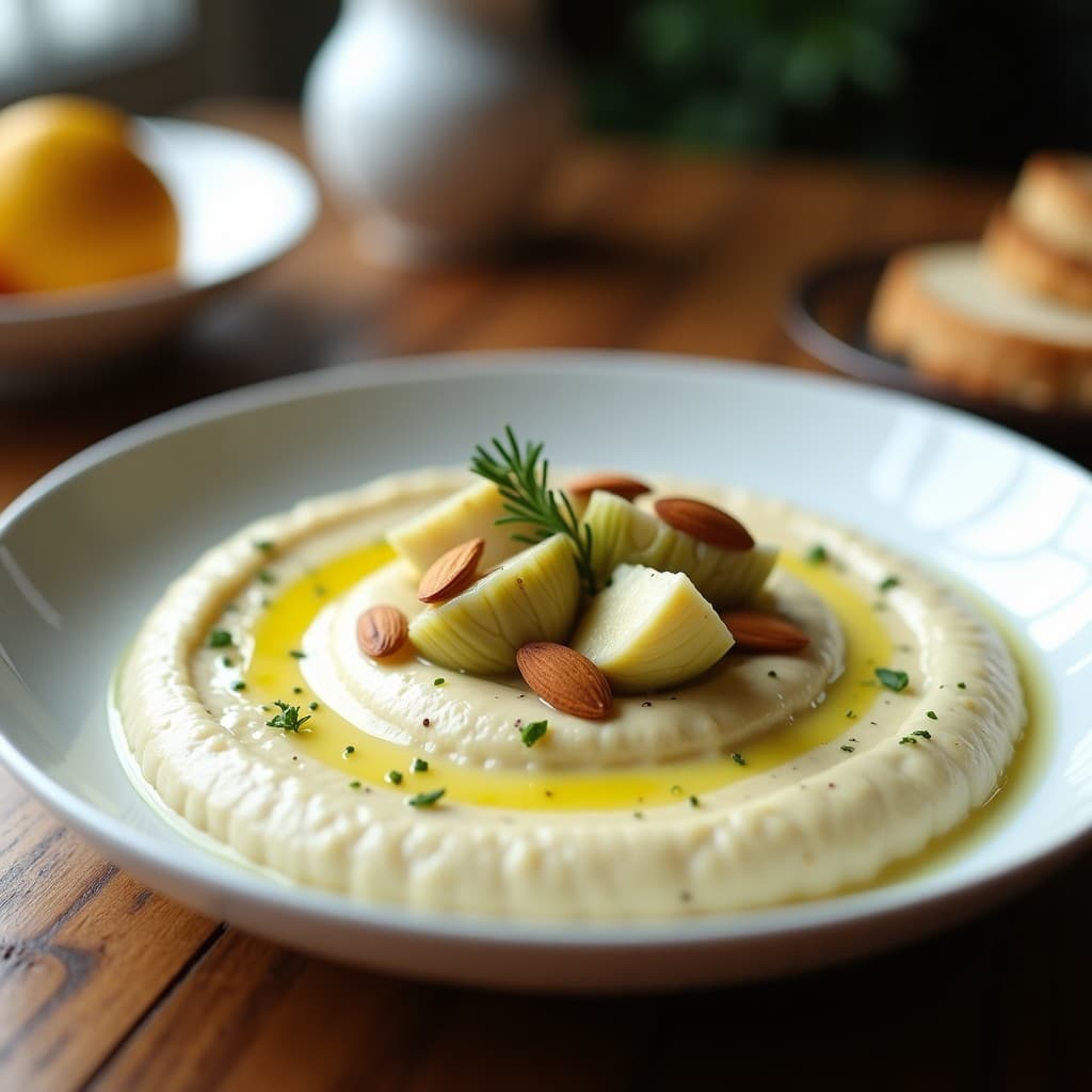 Puré de Coliflor con Alcachofas y Trufa Blanca: Receta Francesa Keto y Sin Lácteos en Thermomix
