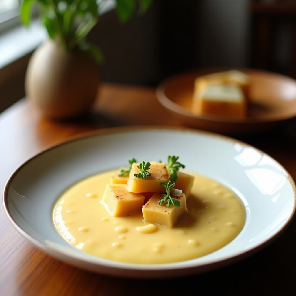 Puré de Coliflor y Queso de Anacardos: Entrante Vegano con Toque Ahumado