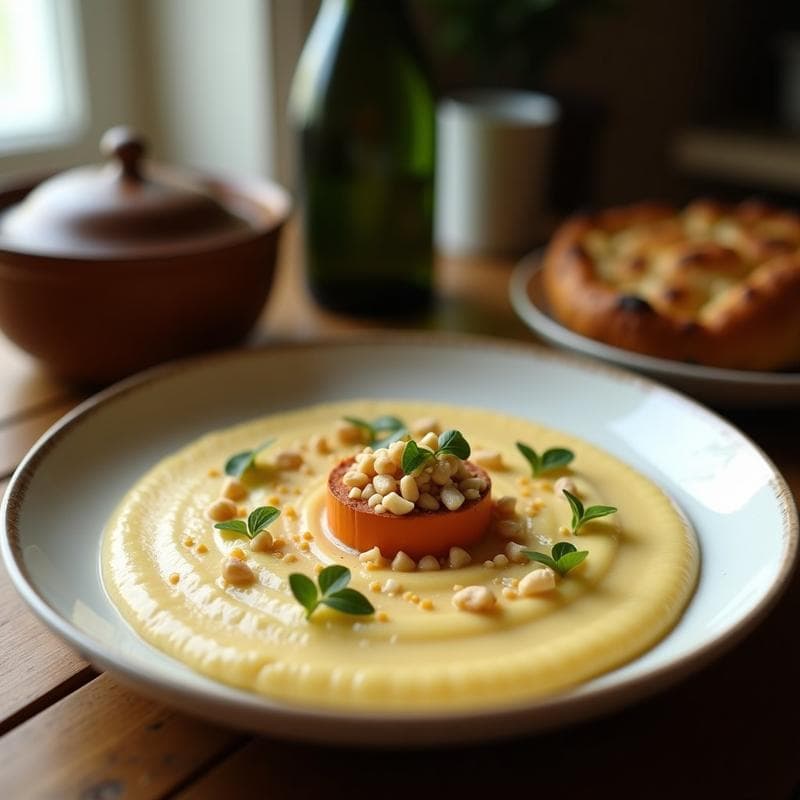 Puré de Coliflor con Queso de Cabra y Nueces: Acompañamiento Francés Keto y Bajo en Carbohidratos