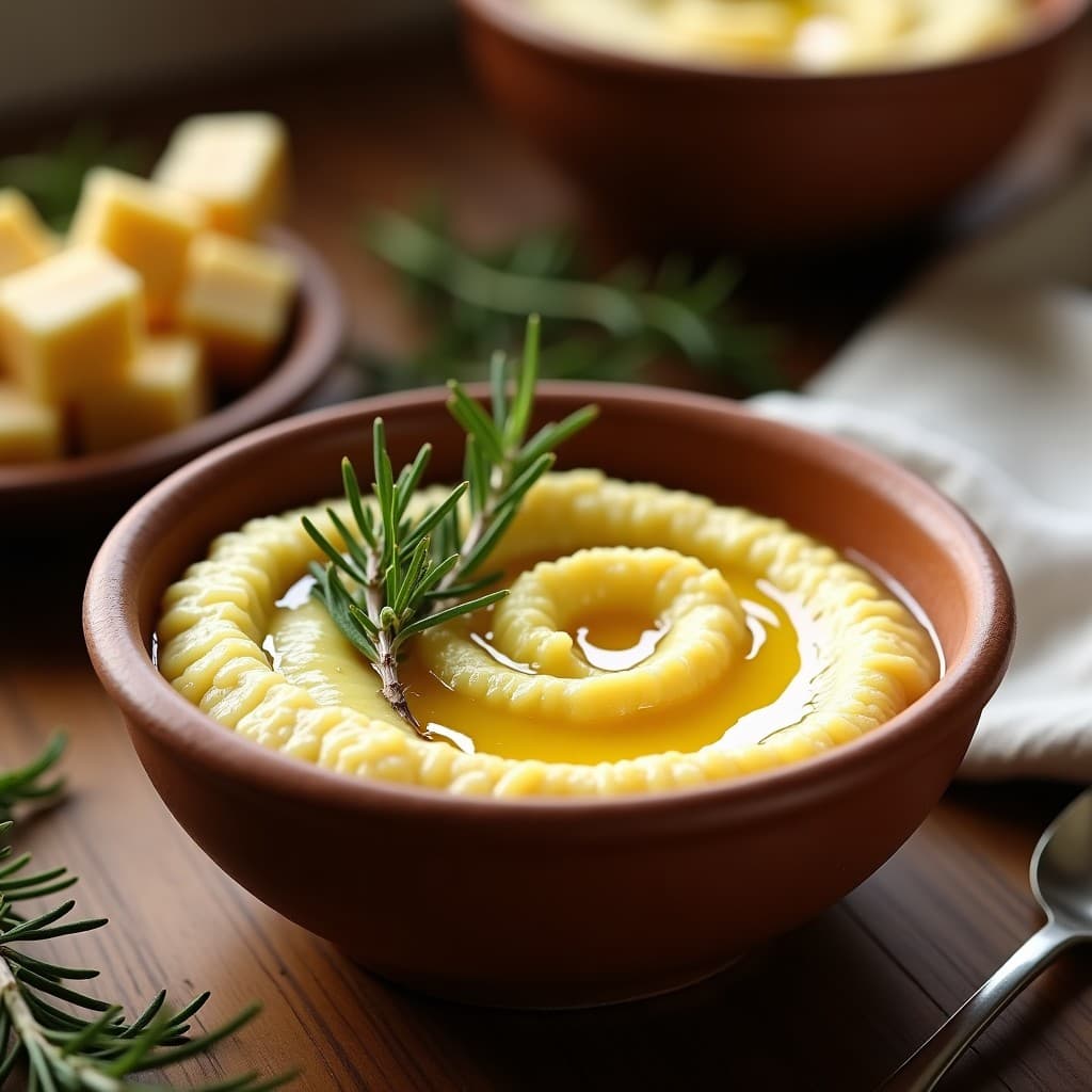 Puré de colinabo asado con romero y aceite de oliva virgen extra: Guarnición keto y reconfortante