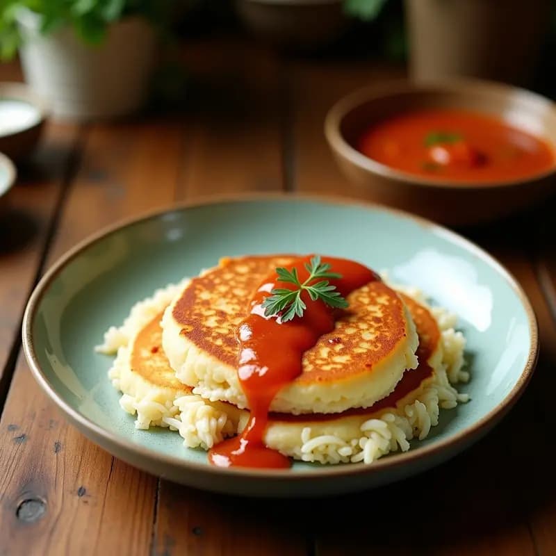 Putti Chutney Sri Lankés: Panqueques de Arroz con Coco y Salsa Picante