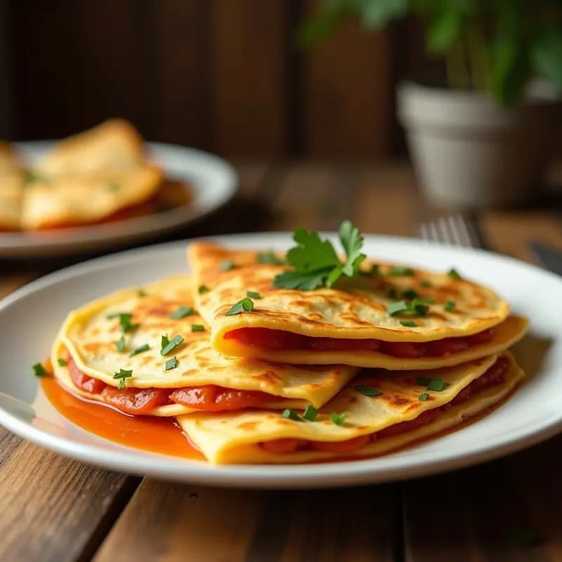 Quesadillas de 3 Quesos con Chorizo y Piña: Explosión de Sabores Mexicanos
