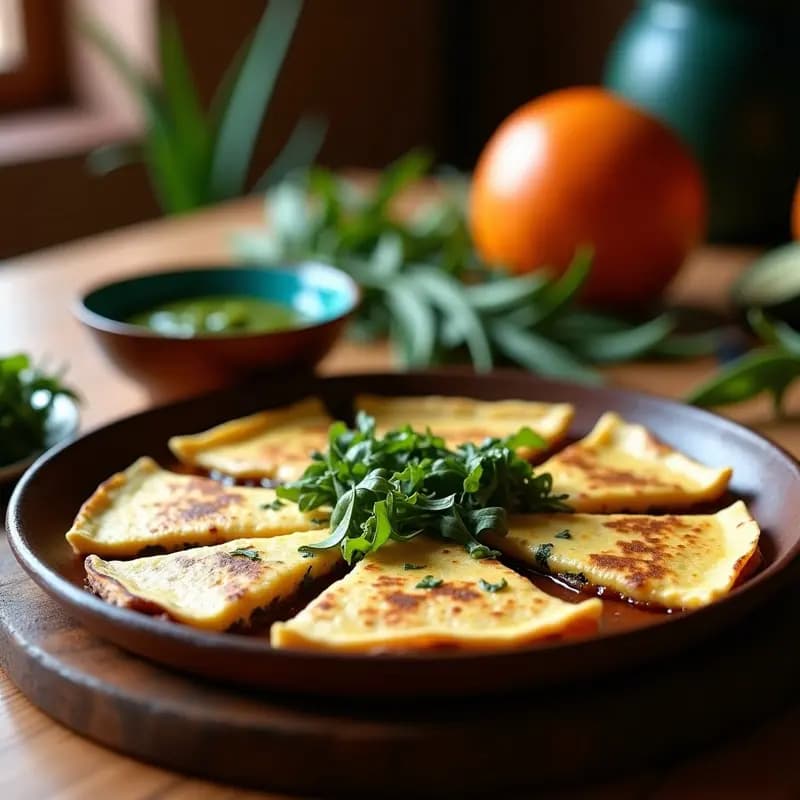 Quesadillas de Chaya y Queso Oaxaca: Receta Mexicana con Superalimento Prehispánico