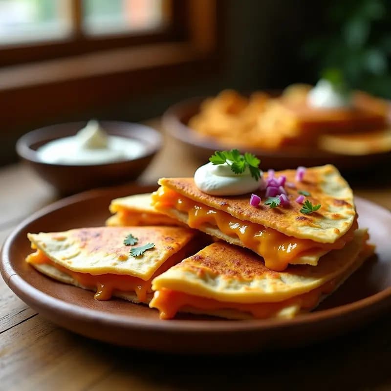 Quesadillas de pollo con chipotle y queso oaxaca: Explosión de sabores mexicanos
