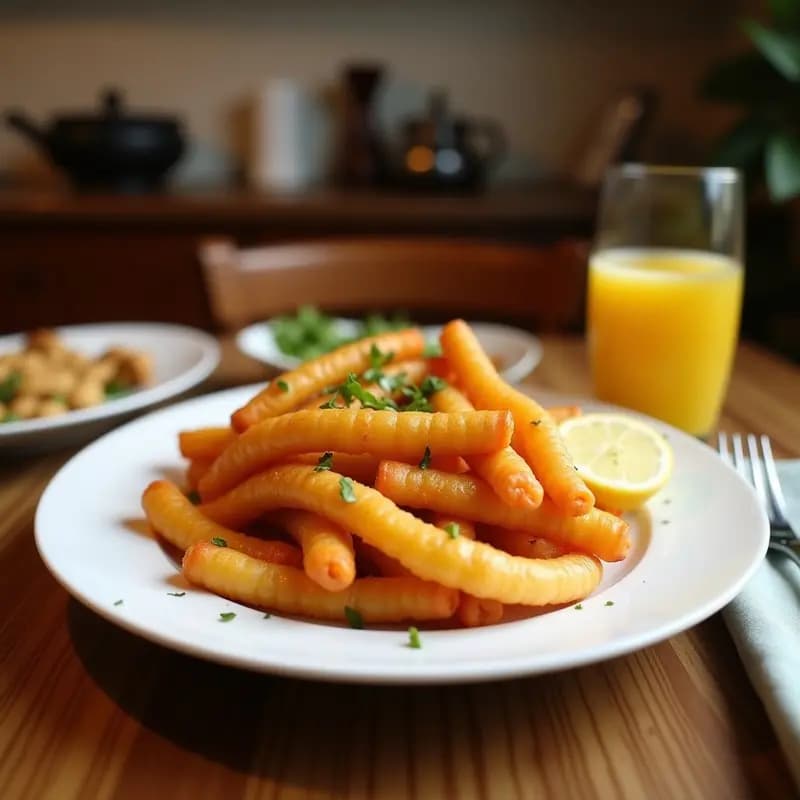 Rabas Fritas con Limón: Aperitivo de Bar Casero y Crujiente