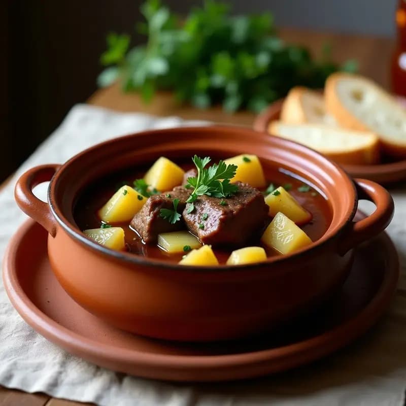 Rabito de Cordero Estofado con Patatas: Receta de Córdoba para Ocasiones Especiales