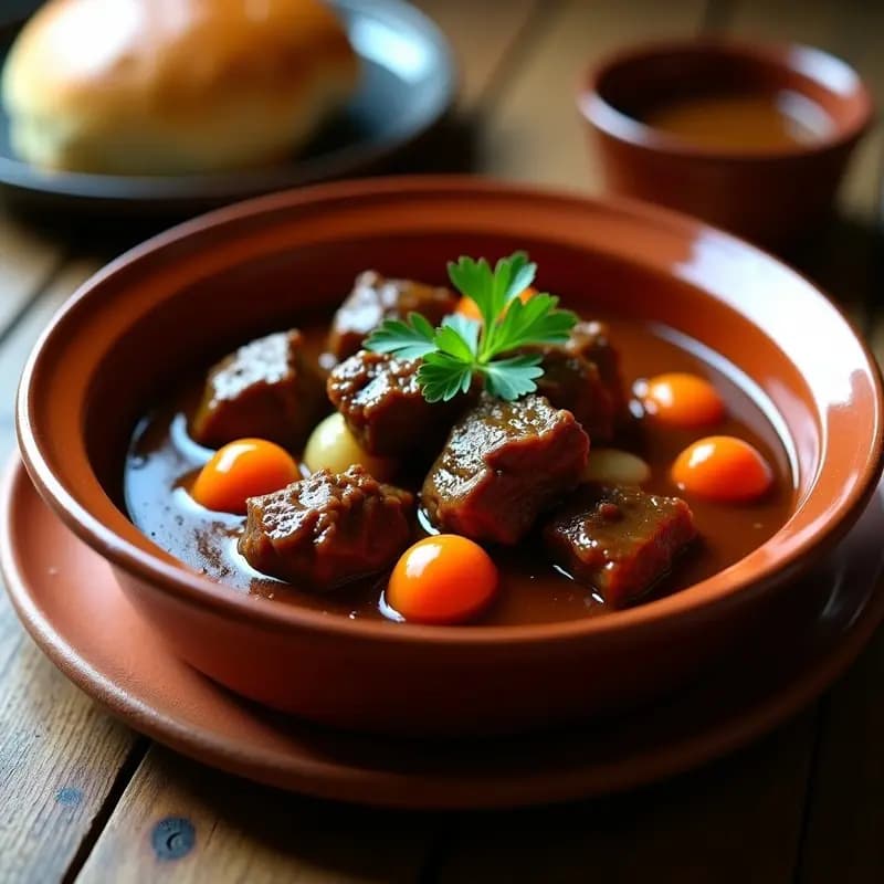 Rabo de Torro en Salsa: Estofado Andaluz Reconfortante en Olla Lenta
