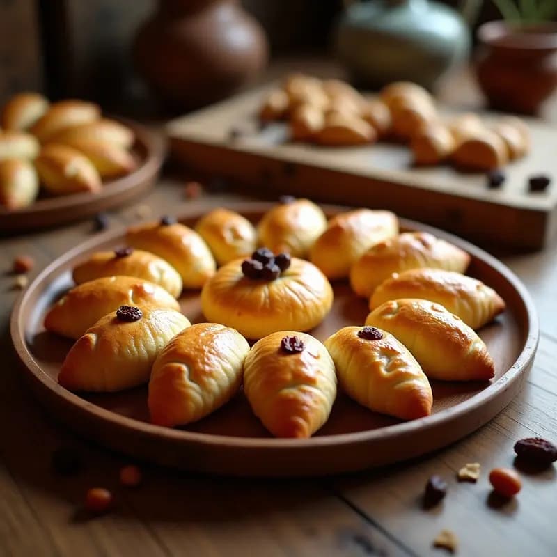Rabos de Pasas con Piñones: Postre de la Abuela con Fruta de Temporada