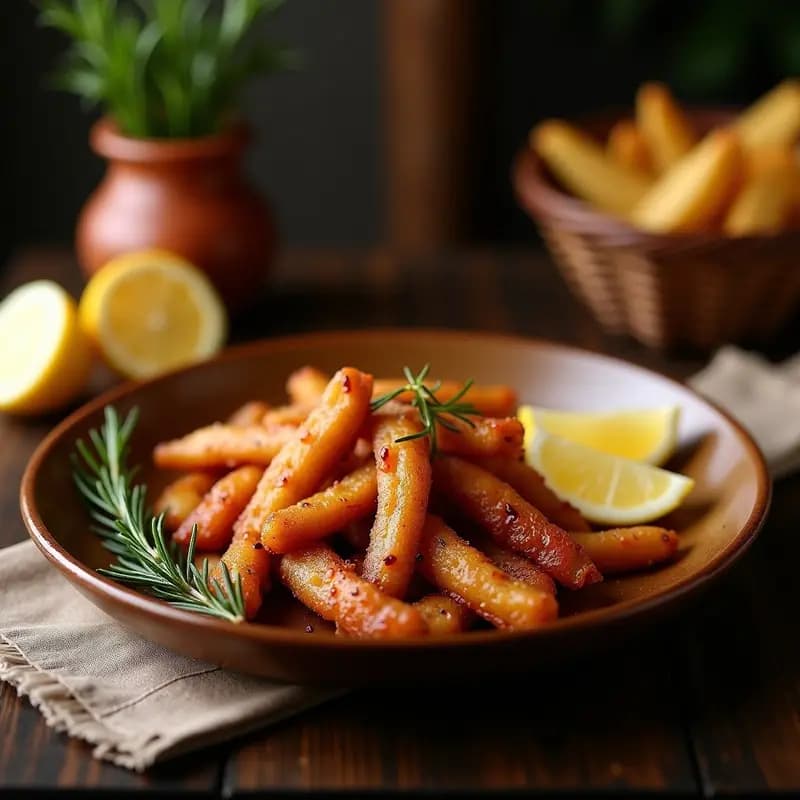 Rabos de Torrezno Murcianos: Aperitivo Crujiente de Cerdo a la Plancha