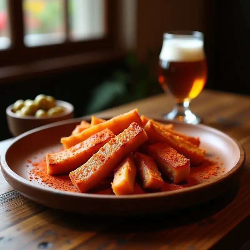 Rabos de Torrezno con Pimentón: Receta Castellana Crujiente en Airfryer