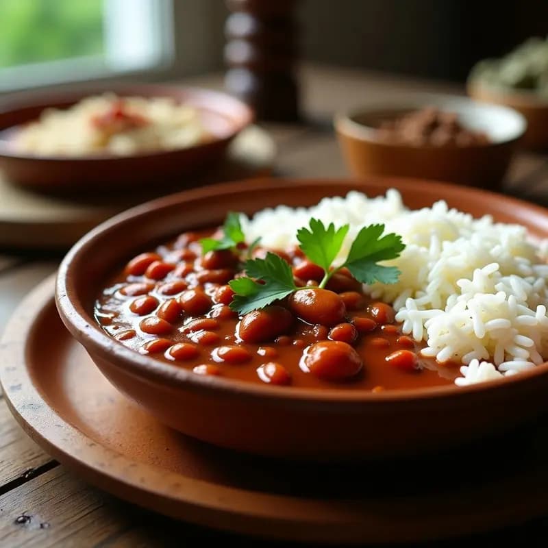Rajma Masala con Frijoles Kidney y Arroz Basmati: Receta India Vegana y Reconfortante
