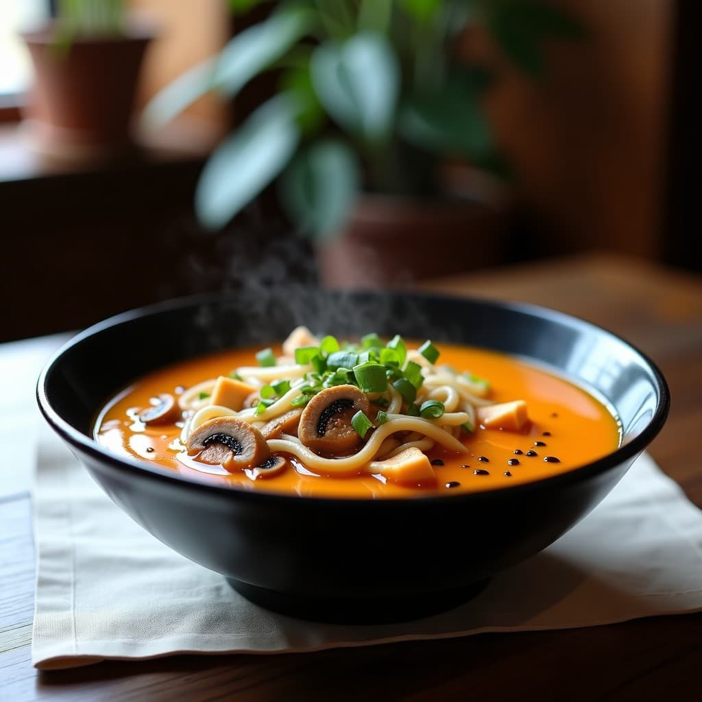 Ramen de Calabaza Butternut y Shitake: Sopa Vegana Reconfortante en Thermomix