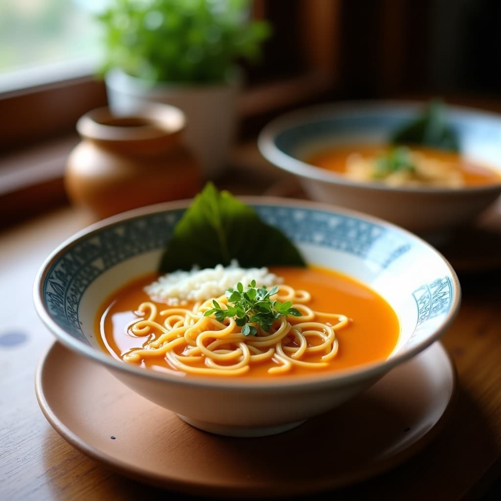 Ramen de Calabaza y Leche de Coco: Receta Vegana y Cremosa en Olla Express para Invierno