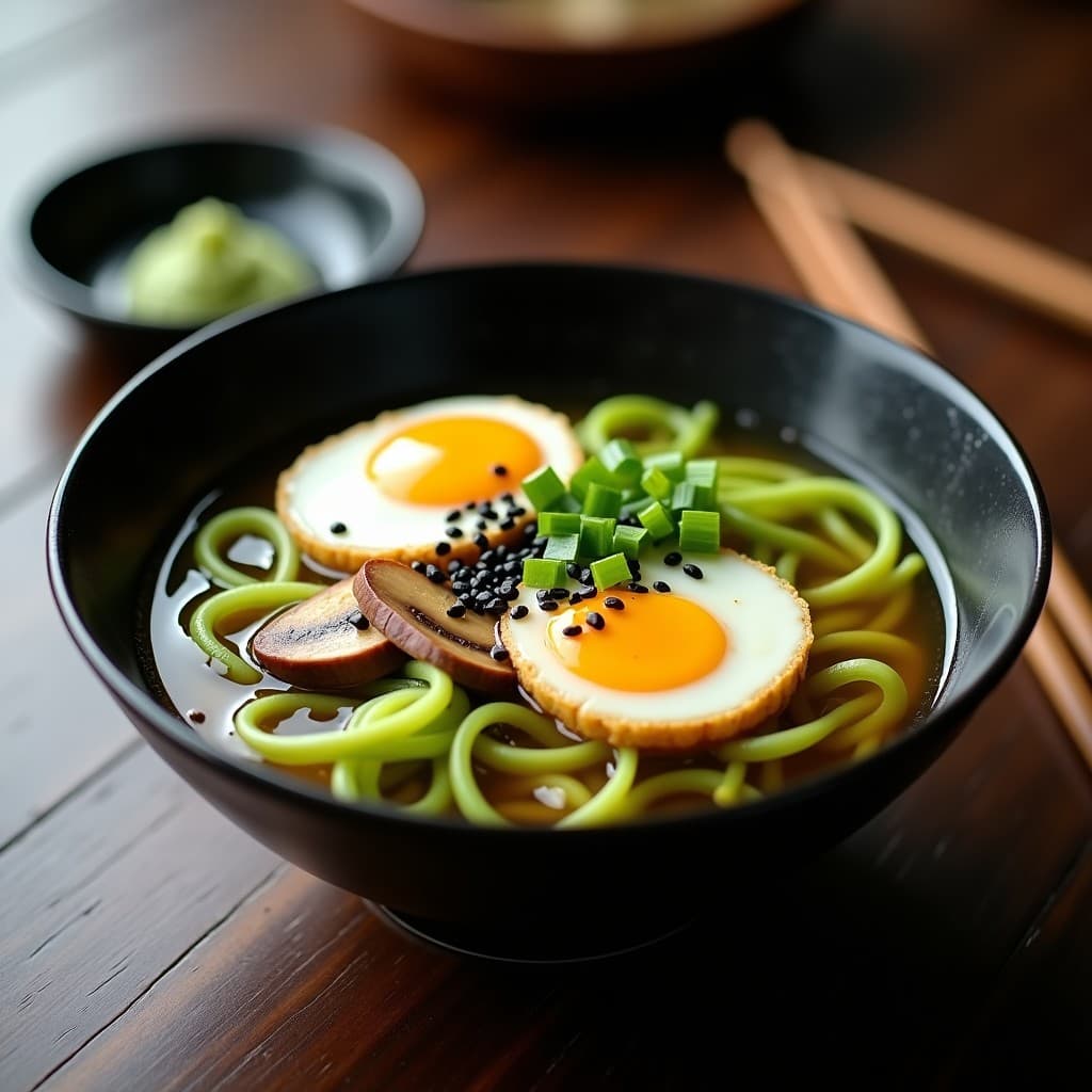 Ramens de Calabacín y Zoodles con Huevos pochados: Receta Keto en Olla Express Rápida