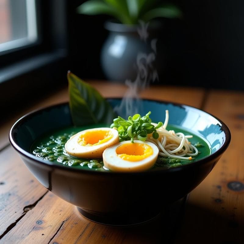 Ramen de Caldo de Huesos con Espirulina: Receta Alta en Proteína y Antiinflamatoria