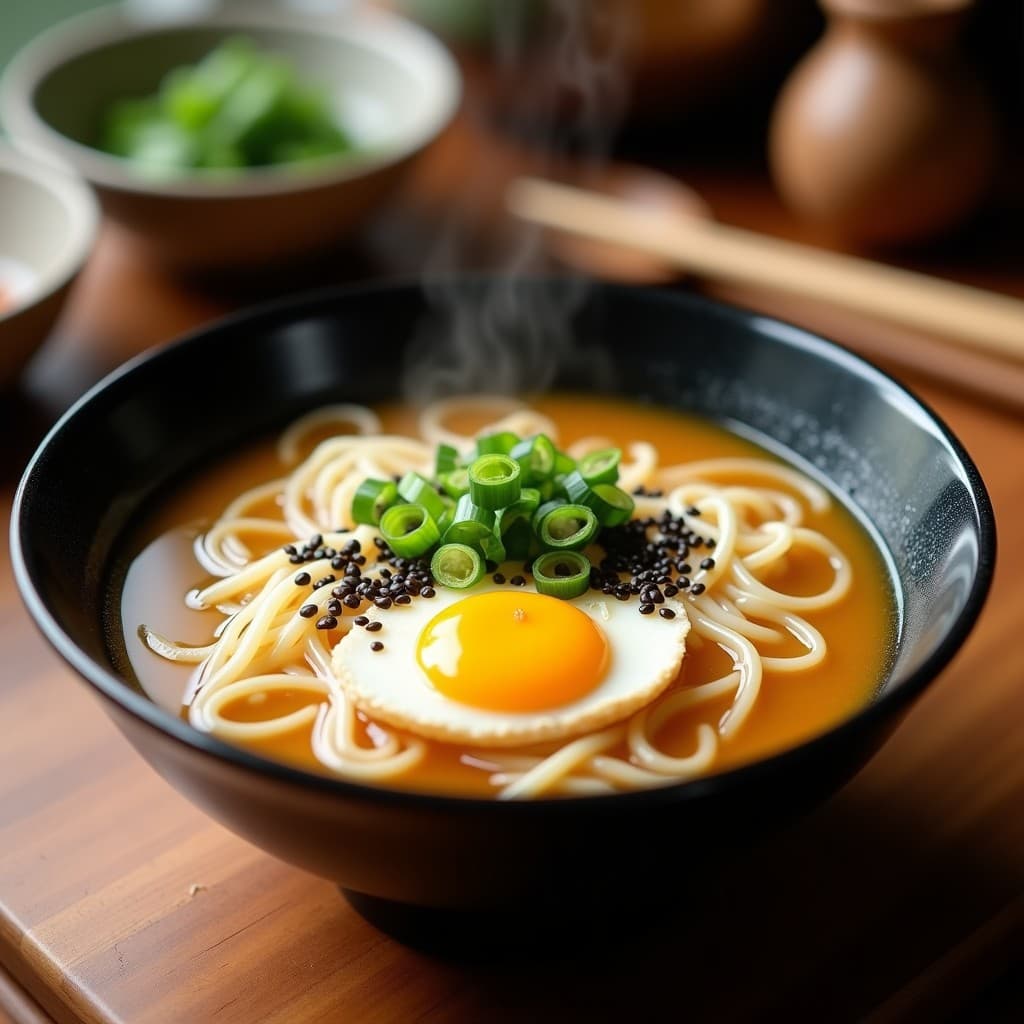 Ramen de Caldo de Huesos con Fideos de Konjac y Huevo Poché: Receta Japonesa Keto en Olla Lenta