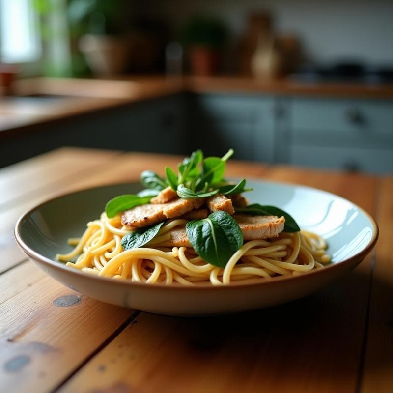 Ramen de Caldo Verde con Fideos de Konjac: Receta Keto con Huevos Marinado y Brotes de Soja