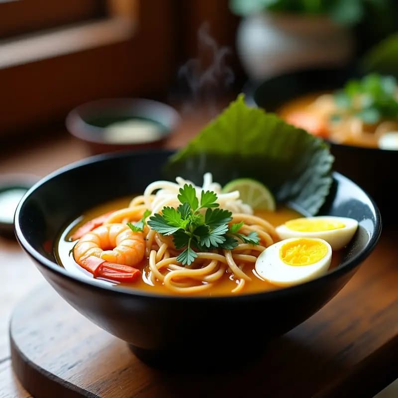 Ramen de Camarones y Cúrcuma: Receta Tailandesa Picante y Antinflamatoria en 20 Minutos