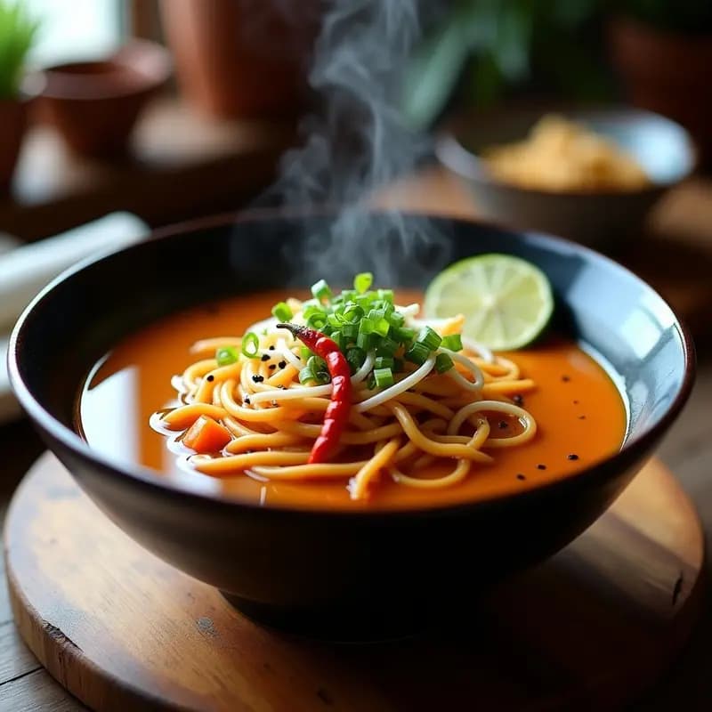 Ramen de Camote y Cacahuete: Receta Japonesa Vegana con Toque cremoso en 30 Minutos