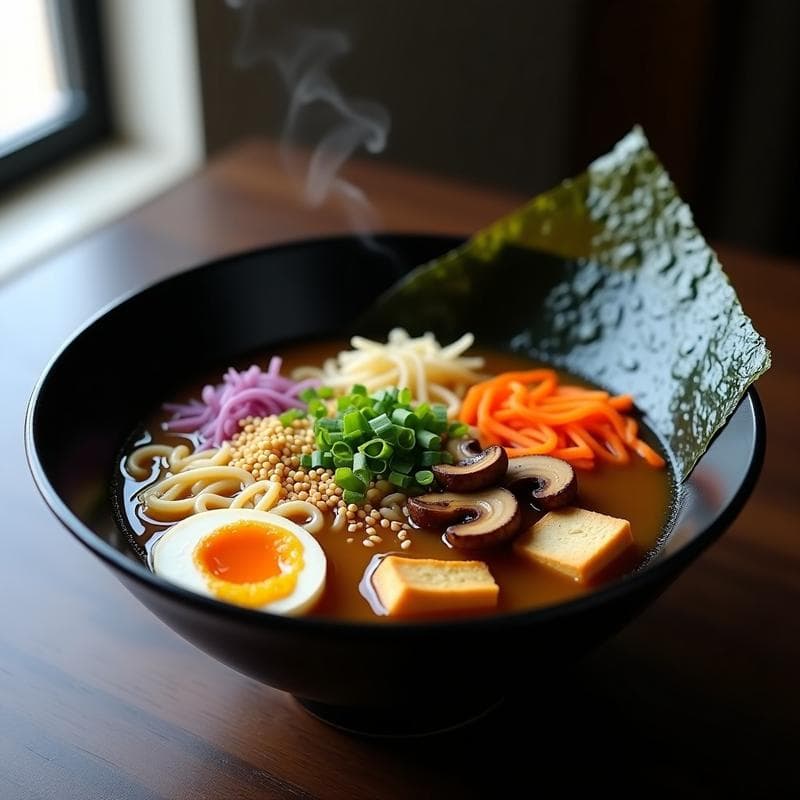 Ramen Vegano de Miso y Tofu: Receta Casera Express con Umami Explosivo