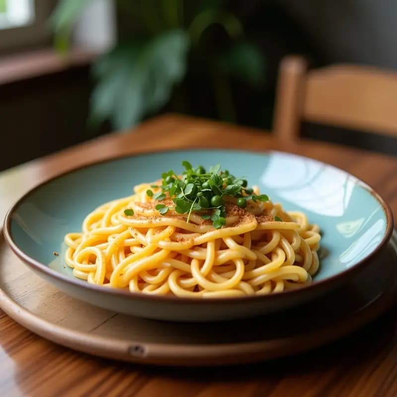 Ramen de Coliflor y Huevo Pochado: Receta Japonesa Baja en Calorías y Keto