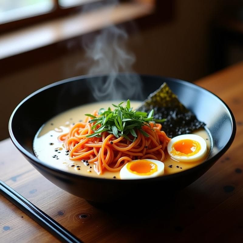 Ramen de Fideos de Lentejas y Caldo de Miso Blanco: Receta Keto en Olla Exprés con Umami