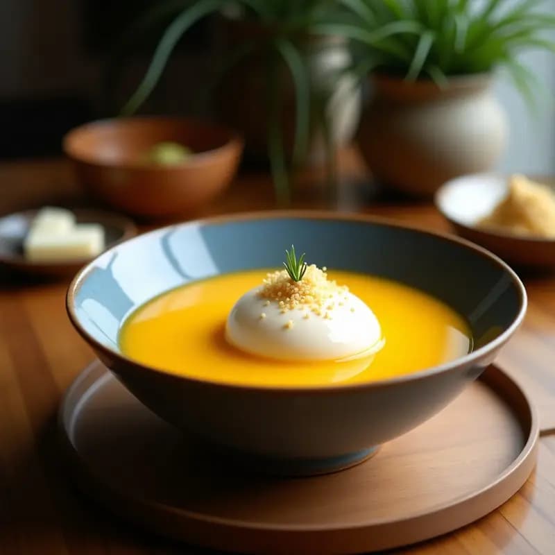 Ramen de Helado de Mango con Leche de Coco: Postre Japonés que Engaña a la Vista